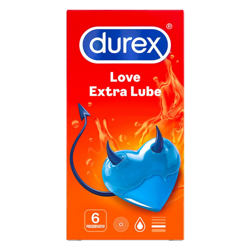 Preservativi Classici ed extra lubrificati, con la forma easy-on sono facili da indossare, della Durex.